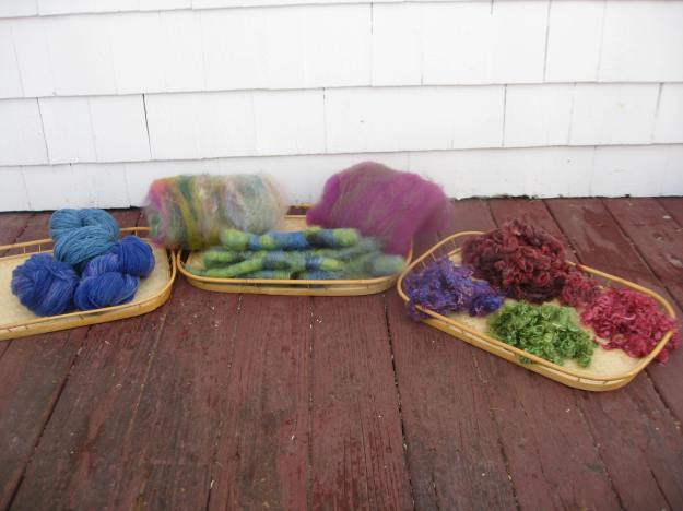 Yarn, Batts, Rolags and Locks