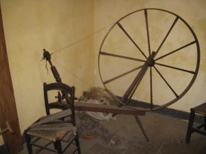 walking wheel at Coggeshall Farm