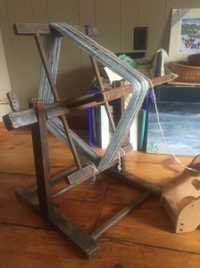 skein on wool winder