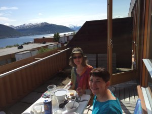 becky and laura at her condo norway 2015