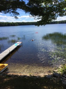 college friends lake in Washington
